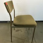 Open Box: Alessio Dining Chair - Deluxe Velvet Juniper, Champagne Bronze