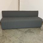 Open Box: Anniina Channeled Dining Bench (82") - Fiqa Boucle Charcoal
