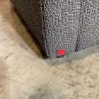 Open Box: Anniina Channeled Dining Bench (82") - Fiqa Boucle Charcoal