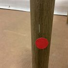 Open Box: Carryn Armless Dining Chair - Altair Mushroom, Toasted Oak