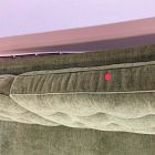 Open Box: Drake Midcentury Right Arm 2 Seater - Performance Distressed Velvet Tarragon, Pecan