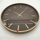 Open Box: Maze Wall Clock (24") - Mahogany, Shimmering Gold