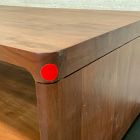 Open Box: Calla Solid Wood Coffee Table (58") - Cool Walnut