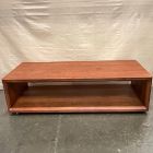 Open Box: Calla Solid Wood Coffee Table (58") - Cool Walnut