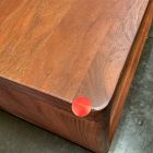 Open Box: Calla Solid Wood Coffee Table (58") - Cool Walnut