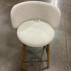 Open Box: Devon Counter Stool (26") - Twill Sand, Toasted Oak