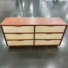 Open Box: Douglas Solid Wood Tatami 6-Drawer Dresser (60") - Cool Walnut