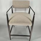 Open Box: Hinoiri Counter Stool (27.7"H) - Charter Oatmeal, Sierra Brown Finish