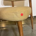Open Box: Hyde Dining Chair - Ludlow Leather Cumin, Cool Walnut