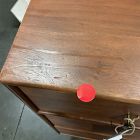 Open Box: Keira Solid Wood Narrow 7 Drawer Dresser (48") - Cool Walnut, Brass Hardware
