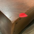 Open Box: Keira Solid Wood Narrow 7 Drawer Dresser (48") - Cool Walnut, Brass Hardware