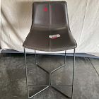 Open Box: Slope Leather Counter Stool (26") - Saddle Leather Slate, Charcoal