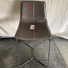Open Box: Slope Leather Counter Stool (26") - Saddle Leather Slate, Charcoal