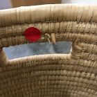 Open Box: Wooden Handle Hamper, Large (21.5"H) - Natural