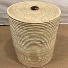 Open Box: Wooden Handle Hamper, Large (21.5"H) - Natural