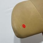 Open Box: Hyde Dining Chair - Ludlow Leather Cumin, Cool Walnut Frame