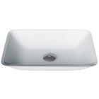 Open Box: VIGO Scotile Rectangular Vessel Sink - White