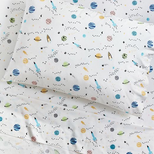Solar System Organic Cotton Sheet Set by West Elm