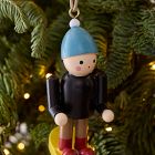 Wood Winter Sports Ornaments