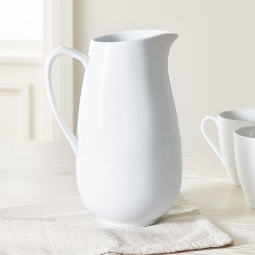 Organic Porcelain Pitcher by West Elm