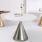Video 1 for Silhouette Pedestal Marble Round Dining Table (48")