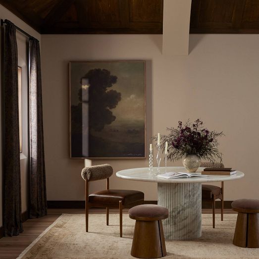 Claudelle Rounding Dining Table (60") by West Elm