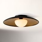 Open Box: Piero Flush Mount (14"Diam) - Black