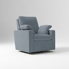 Open Box: Harmony Manual Swivel Glider Recliner - Deluxe Velvet Graphite
