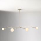 Open Box: Holling 4-Light Chandelier (54") - Mushroom
