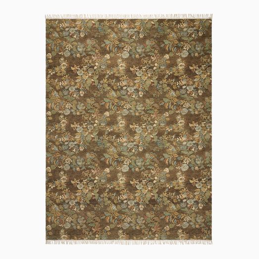 Odessa Reversible Heirloom Floral Rug by West Elm