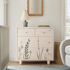 Joseph Altuzarra Painted Botanical Narrow 4-Drawer Dresser (36")