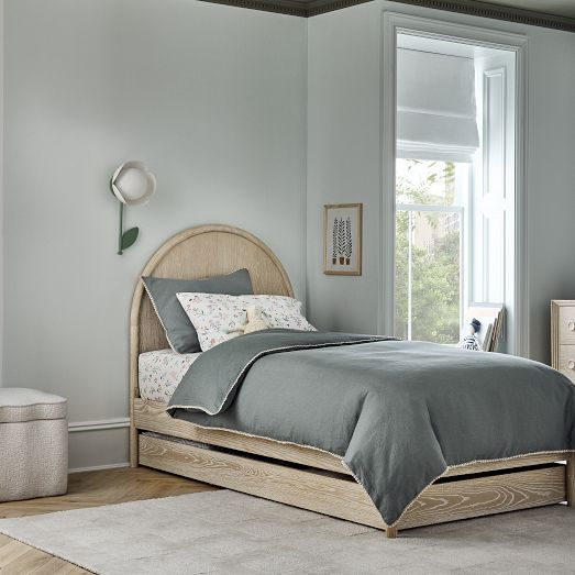 West Elm x PBK Vivienne Wood Bed by West Elm