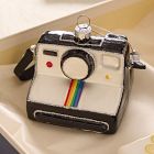 Glass Polaroid Camera Ornament