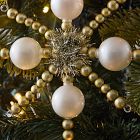 Beaded Star Ornament - Gold