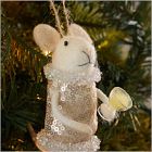 Felt Disco Mouse Ornament