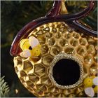 Glass Bee Nest Ornament