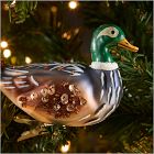 Glass Duck Clip-On Ornament