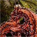 Glass Pretzel Ornament