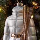 Glass Ski Jacket Ornament