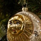 Glass Sun &amp; Moon Ornament