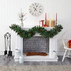 Pre-Lit Faux Snowy Mountain Garland