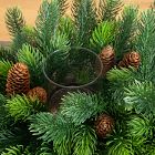 Faux Evergreen Centerpiece (24")