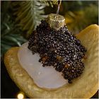 Glass Caviar Chip Ornament