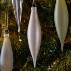 Medium Glass Marquise Ornaments (Set of 9) - Coastal