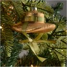 Glass Garden Hat Ornament