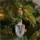 Glass Garden Shovel Ornament