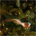 Glass Quail Clip-On Ornament