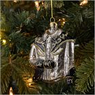 Glass Western Shirt Ornament