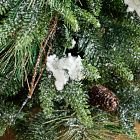 Pre-Lit Faux Snow-Dusted Mixed Pine Tree (4')