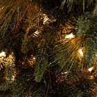 Pre-Lit Faux Snow-Dusted Mixed Pine Tree (4')